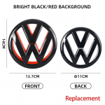 VOLKSWAGENi autode esiv&otilde;re embleemid Tagaluugi embleem Katekatte logokleebis VW Volkswagen Golf 6 golf6 MK6 GTI jaoks