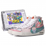 Nike Blazer Nahast Kulumiskindel Kulumiskindel Keskmise k&otilde;rgusega Rula Kingad Unisex Roosa Roheline DD3111-100(TeamM-S-BOX) 41