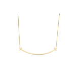 Tiffany & Co. T-sarja Naeratus 18K kuldne kaelakee Naiste kaelakee 35189459,36201525,67513363 Box+Shopping Bag,Large (Regular Edition)
