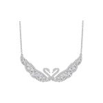 Swarovski Luige Kristall Topelt Luige Kaelakee Naiste kaelakee H&otilde;be 5201962 Box (Random Color),F,Silver