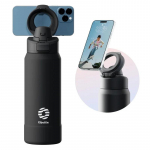 Termos pudel Roostevabast terasest spordiveepudel magnetilise telefonihoidjaga Isoleeriv tass V&auml;lispordiks Fitness Joogitarbed 710ML must
