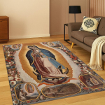 Kristlik Neitsi Maarja Jeesus Vaip Vaip Mat elutuppa Diivan Kodu Magamistuba Uksematt K&ouml;&ouml;gi Kaunistus, Palve Libisemiskindel Ala Vaip Kingitus 100x150cm