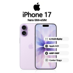 Apple iPhone 17 nutitelefon toetab Nano-SIM+eSIM, uus ja aktiveerimata 256GB lilla