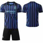 2025-26 Uus Inter Milani kodus&auml;rk #9 Thuram #23 Barella #10 Lautaro Jalgpallis&auml;rgid XL