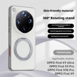 Oppo Find X9 & X9 Pro, X9s Pro & X9 Ultra jaoks &Uuml;mbris S&otilde;rmej&auml;ljevastane &Otilde;livastane Magnetiline 360&deg; P&ouml;&ouml;ratav Jalg Hea Haarduvusega Pehme Kate OPPO Find X9