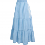 Adidas Originals Pikk triibuline elastne teksist maksiseelik Naiste seelikud KY8113 M