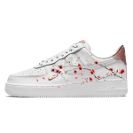 Nike Air Force 1 Lillekeelsete detailidega libisemiskindlad madalad rulaketsid Naiste Valge Roosa CZ0270-103(Team366-) 37.5