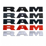 3D ABS Auto Tagumine Pagasiruumi Embleem M&auml;rk Kleebised RAM 1500 2500 3500 2021 2020 2019 2018 2017 Auto Tarvikud Glossy Black