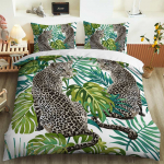 Tiiger L&otilde;vi Leopard Tekikott Komplekt Loomateemaline 3D Voodipesukomplekt King Queen Suurus Lastele Poiss T&uuml;druk Teismelised Pol&uuml;ester Tekikott 135x200cm