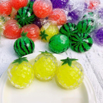 2 tk Puuvilja Squishy Stressipalli Lastele Maasikas Arbuus Pigistatavad M&auml;nguasjad Tainapalli Fidget M&auml;nguasjad &Auml;revuse Leevenduseks green