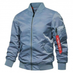 Meeste kevads&uuml;gisene kerge s&otilde;jav&auml;earmee pommitaja jope tuulejakk Softshell Varsity jakid, meeste golf, mood, spordir&otilde;ivad, mantel M khaki