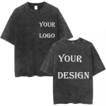 Unisex Puuvillane Pesitud T-s&auml;rk Kohandatud Tr&uuml;kitud T-s&auml;rk Harajuku Topp Tee ise oma lemmikfoto v&otilde;i logoga T-s&auml;rk Moodne Kohandatud Topp M