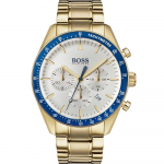 Hugo Boss 1513631 Trophy kullatud kronograafiga meeste k&auml;ekell 44mm kuld