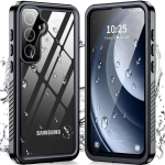 IP68 Shellbox Veekindel &Uuml;mbris Samsung Galaxy S25 S24 S23 S22 Ultra FE A55 A35 A15 4G 5G jaoks Alumiiniumist Ujumiseks Telefon Luksuslik Kate Samsung S25 must