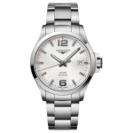 LONGINES Concas seeria kvartsliikumisega 50 meetrit veekindel meeste k&auml;ekell &Scaron;veitsi kell 43 mm h&otilde;bedane sihver roostevabast terasest korpus L3.726.4.76.6 kvarts