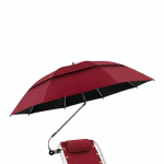 360&deg; Reguleeritav Reguleeritav Varjuga P&auml;ikesevari UV-kaitse P&auml;ikesekaitse Rannavarju Klambriga Suur Suurus (Red,iron&8K) punane