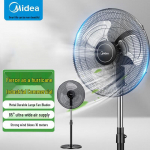 Midea T&ouml;&ouml;stuslik p&otilde;randaventilaator metallteradega CN pistikuga (adapter kaasas)