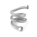 1/2 304 roostevabast terasest gofreeritud toru painduv metallvoolik 10&ndash;200 cm veeboileri torustikutoru du&scaron;ipea toru tarvikud 1.2M gray