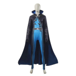 Cosplay Megamind Metro Man Jumpsuits Cloaks Halloween Superkangelase Kost&uuml;&uuml;mid &Uuml;likonnad M sinine