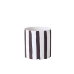 Uus Triibuline Keraamiline Kaasaegne Hoiustav Sukkulentide Potti Mini Poti Aia Lillepoti Kodu Kontori Dekooriks Taimepott (Brown,11*11*11cm) pruun