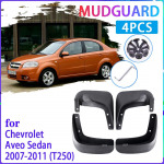 4 tk auto porilapid Chevrolet Aveo sedaan T250 2007-2011 porikaitse pritsmekaitsed poritiibade porilapid auto