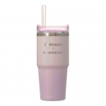 STARBUCKS Staba SAKURA 2026 3-in-1 roostevabast terasest termostass STANLEY L&auml;ikiv roosa gradient 414ml