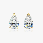 OEVAS GRA 1ct-4ct Pirnikujulised Moissaniidist K&otilde;rvar&otilde;ngad Valgest Kullast K&otilde;rvar&otilde;ngad Naistele S925 H&otilde;bedaga Kuldne Pinnakate Peen Ehted Kingitused 2CT Zircon white