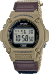 CASIO Standardne digitaalkell Beež takjakinnitusega rihm V&auml;lismaa mudel [Casio] W-219HB-5AV Meeste . black