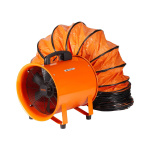 VEVOR kaasaskantav ventilaator, 203,2 mm raskeveokite silinderventilaator 10 m voolikuga, 145 W v&otilde;imas t&ouml;&ouml;koja v&auml;ljat&otilde;mbe puhur 1020 CFM 29.8 x 25 x 32 cm