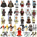 MOC Star Wars Roboti ehitusklotsid Poisi klotsid Liikuvfiguur M&auml;nguasjad Kotikomplekt (52 stiili)