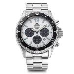 ORIENT Mako Solar Panda Jaapanis valmistatud Kodumaise Tootja Garantii RN-TX0203S Meeste Valge H&otilde;bedane gray
