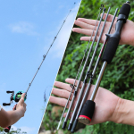 Spinning / heitmine &otilde;ngeritv 1,7 m 5 sektsiooni klaaskiust klaaskiust &otilde;ngeritv feeder-p&uuml;&uuml;giks Casting rod 1.7m