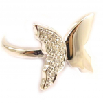 Bague argent 'Papillon Lumi&egrave;re' 50 h&otilde;be