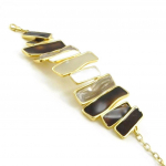 Dolce Vita [I8627] - Bracelet Cr&eacute;ateur 'Nora' marron beige dor&eacute; pruun