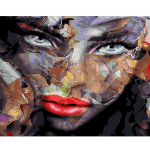 Teemantmaaling t&auml;ispuur- Pusle Beauty 5D Teemanttikandiga maal 20X30CM