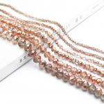 Klaaskristallhelmed lahtised vahehelmed ehete valmistamiseks DIY k&auml;ev&otilde;ru k&otilde;rvar&otilde;ngad 3mm 130pcs