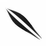 S&uuml;sinikkiust esituled kulmud laugud trimmitud silmalaugu kate kaunistus stiilikleebis 1 paar A