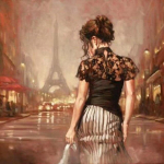 50X50CM 5D DIY Teemantmaal Portree T&uuml;druk Tants T&auml;isruudukujuline &uuml;mmargune mosaiik Teemantkivist pilt Naise sisekujundus Full Round 50x50CM punane