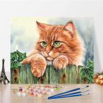 K&auml;sitsi maalitud l&otilde;uend digitaalne &otilde;limaal Numbrid &otilde;limaal DIY maalimine numbrite j&auml;rgi Kodukaunistus 40x50cm no frame