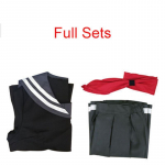 Danganronpa V3 Cosplay kost&uuml;&uuml;mid Peko Pekoyama vormijope / seelik / lips kost&uuml;&uuml;m Naiste Anime Cosplay komplektid S&Danganronpa