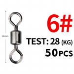 MEREDITH 50 TK/partii p&uuml;&uuml;gip&ouml;&ouml;ratavate m&otilde;&otilde;tmetega T&auml;is&uuml;hendusega kuullaager Snap Fishing P&ouml;&ouml;rdrattad Roostevabast terasest veerevad helmed 6# 17mm 40kg