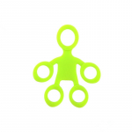 Stressivastane rihm Fitnessi venituss&otilde;rm 3-tasemeline sensoorne m&auml;nguasi autismile ADHD k&auml;epidemega silikoonr&otilde;ngast harjutus roheline