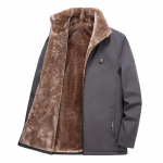 M-8XL Oversized Meeste Talvine vabaaja Klassikaline Tuuletapp Soe Paks Velvet Parkad Jakk Mantel Meeste S&uuml;gismood V&otilde;ltskarusnahast Riided Tuulekindel Parka Mehed 8XL hall