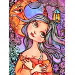 5D isetehtud teemantmaal Multifilm t&uuml;drukule loendatav ristpiste komplekt t&auml;isnurkne puur, mosaiik tikandid, kunst kividest kaunistus kingitus Full Round 20x30CM