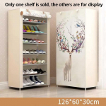 126 cm k&otilde;rge veekindel hoiuriiuli kapp roostevabast terasest kingariiul riideriiul kaasaegne riidenagi