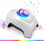 Aurora projektor staarprojektor Galaxy &ouml;&ouml;valgus virmaliste projektsioon, p&ouml;&ouml;ratav LED-lamp BT muusikak&otilde;lar magamistoa sisekujundus kingitus