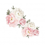 Pojengi&otilde;ie isekleepuv seinamaaling Kodu elutuba 30*90cm