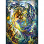 3D-teemanttikandid ristpistega &uuml;mmargune kivimaaling kaunitar ja koletis Full Round 20x25CM