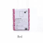 5 rulli 60 tk &Uuml;hekordsed pr&uuml;gikotid Hoiukott olmepr&uuml;gikastide kottide jaoks Kodumajapidamises kasutatavate puhastusj&auml;&auml;tmete kilekott punane