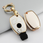 Pehme TPU auto kaugjuhtimispuldi v&otilde;tme&uuml;mbrise kate Mercedes Bnez CLA GLC GLA GLK W203 W210 W211 W204 W176 ABCR klassi AMG v&otilde;tmehoidja tarvikud 2button key case set 1